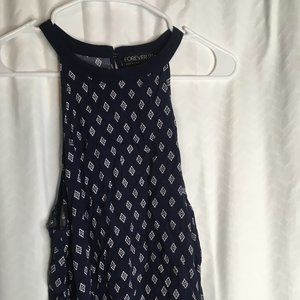 Navy Halter top